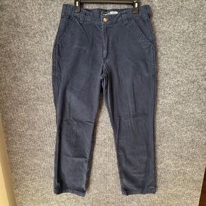 Carhartt Mens Relaxed Fit Carpenter‎ Pants Work Utility Blue 34x32